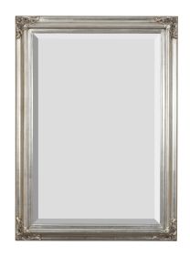 Mini Grand Victorian Mirror 24X36 Silver
