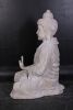 Enlightened Seated Buddha 4 Ft In Aged Stone Finish