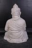 Enlightened Seated Buddha 4 Ft In Aged Stone Finish