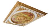Classical Design Rectangular Ceiling Medallion 6Ft X 8Ft