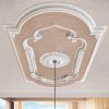 Blanco Rectangular Chandelier Ceiling Medallion 94 Inches