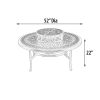 Grand Bonaire Weave Outdoor Fire Pit Table With Accessories (Kit)