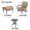 Grand Bonaire Weave Outdoor Club Chair Set Of 5