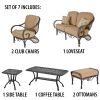 Grand Bonaire Weave Outdoor 7 Piece Outdoor Set (Kit)