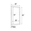 Brushed Spectrum Mirror 45X81Mc