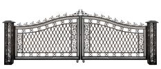 Bridgeton Moore Aluminum Wide Driveway Gate (Kit)
