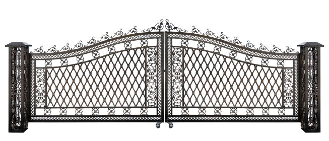 Bridgeton Moore Aluminum Wide Driveway Gate (Kit)