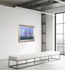 Pointelistic Regata Boat 13 Framed