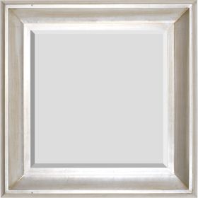 The Sterling Mirror 30X30 Silver With Champagne Wash