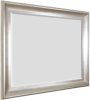 The Sterling Mirror 48X60 Silver With Champagne Wash