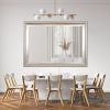 The Sterling Mirror 48X72 Silver With Champagne Wash