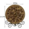 Golden Garden Charger With Stand