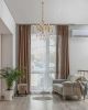Hollywood Brush 9 Light Silver Chandelier