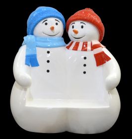 Snowman Bench