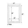Baby Sterling Mirror 24X36 Silver (Kit)