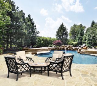 Astoria Outdoor Deep Seating  Set Of 5 (Kit)
