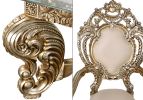 Platine Rococo Dining Table Set Of 9 (Kit)