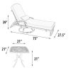 Elisabeth Swivel Chaise Lounge Set Of 3 (Kit)