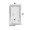 Silver Raven Mirror 36X72Tsb