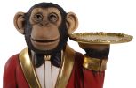 Chadsy The Chimp Waiter 37.5" Tall