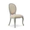Mystique Gray Mahogany Casual Dining Side Chair