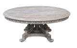Mystique Gray Mahogany Anglia Dining Table And Chair Set Of 7