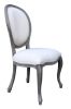 Mystique Gray Mahogany Anglia Dining Table And Chair Set Of 7