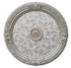 Champagne Round Chandelier Ceiling Medallion 36In
