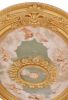 Cherubs Sky Oval Chandelier Ceiling Medallion 44In