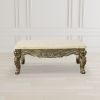 Platine Lion Coffee Table With Marble Top