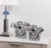 Medusa Vases Silver Set Of 2