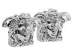Medusa Vases Silver Set Of 2