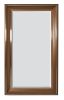 Sterling Mirror With Copper Metal Accent