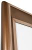 Sterling Mirror With Copper Metal Accent