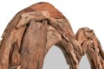 Mountain Studios Teak Heart Wall Mirror