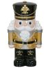 Black And Gold Nutcracker With Led Lights