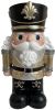 Black And Gold Nutcracker With Led Lights