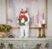 Christmas Polar Bear With Wreath