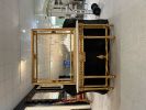 Grand Carved Console With Marble Top 68"W-Gold
