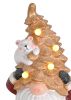 Twinkle Tree Gnome With Bear