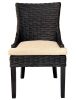 Alfresco Dining Chair Black Kuba Weave