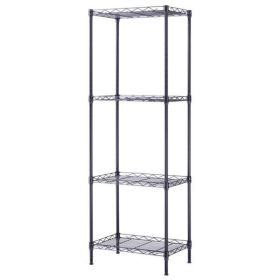 4-Tier Wire Shelving Unit Metal Storage Rack