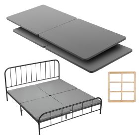 King Size Bunkie Board, 1.5 in Bed Board Slats with 200D Oxford Cloth, Wooden Mattress Support for King Size Bed, Easy Assembly Support under Mat