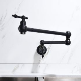 Folding faucet Pot Filler Kitchen Faucet Wall Mount