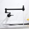 Folding faucet Pot Filler Kitchen Faucet Wall Mount
