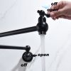 Folding faucet Pot Filler Kitchen Faucet Wall Mount