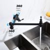 Folding faucet Pot Filler Kitchen Faucet Wall Mount