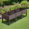 47.2inches Deep Raised Garden Bed â€“ Durable Planter Box with Legs for Vegetables, Herbs, and Flowers, Outdoor Garden Container