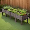 63.0in Deep Raised Garden Bed â€“ Durable Planter Box with Legs for Vegetables, Herbs, and Flowers, Outdoor Garden Container