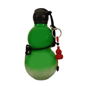 Gourd Style Water Bottle PC 800ml Insulated Chinese Retro Portable Sports Water Bottle For Men Women Green